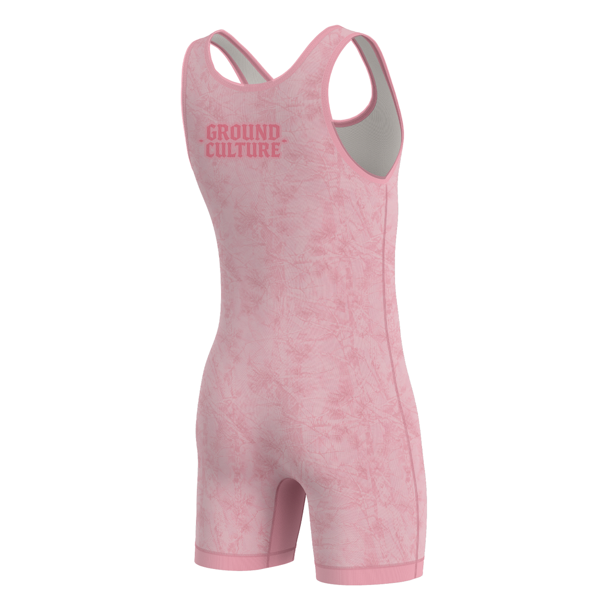 Pink Forest Camo Wrestling Singlet