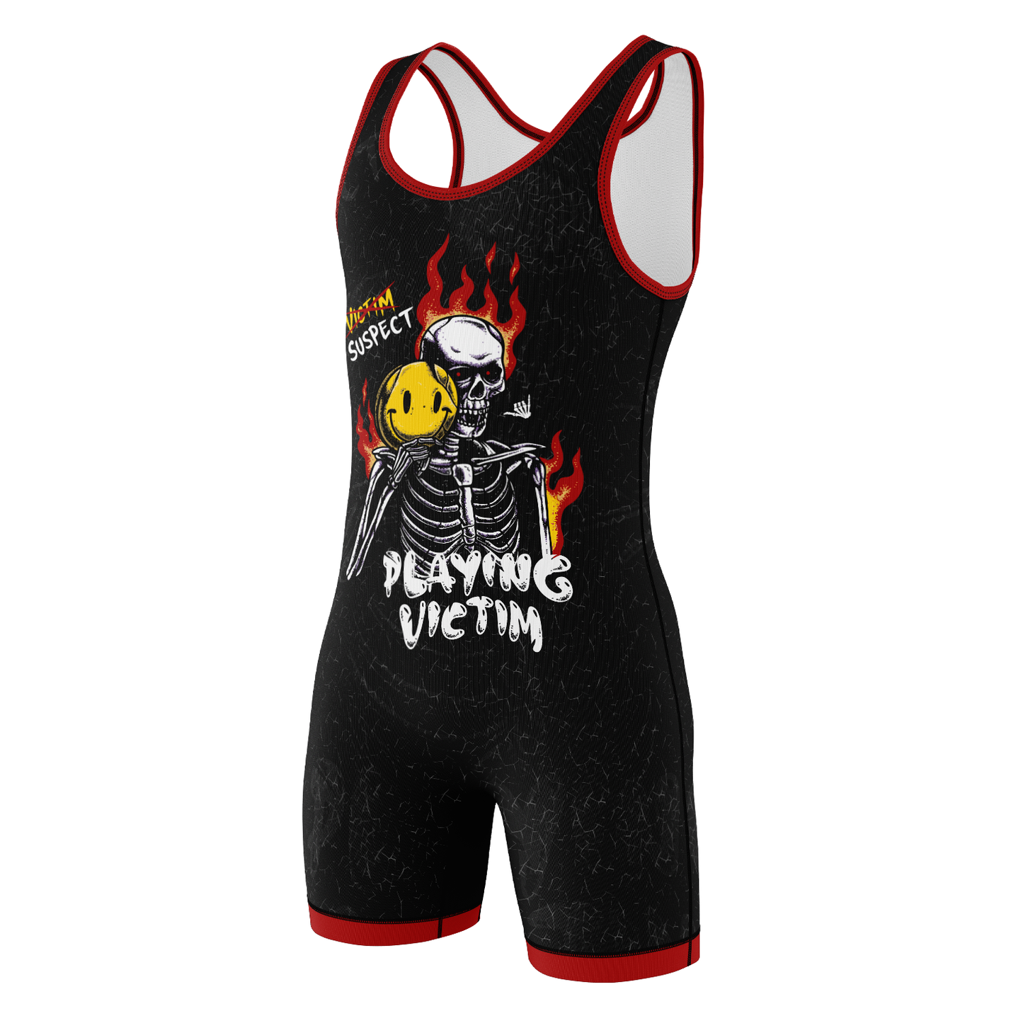 Playing Victim Wrestling Singlet