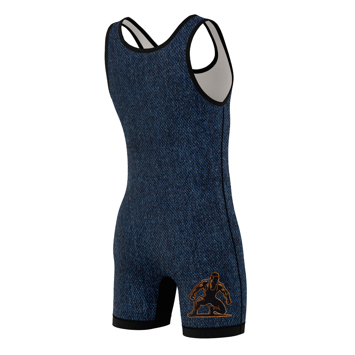 Classic Denim Wrestling Singlet