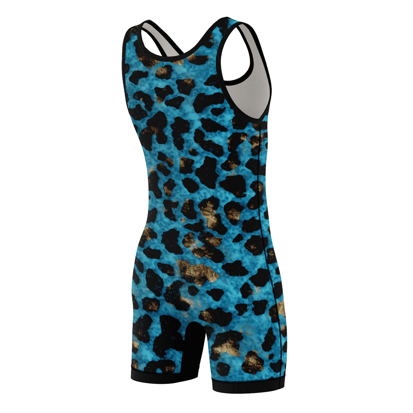 Blue Leopard Jiu Jitsu Wrestling Singlet