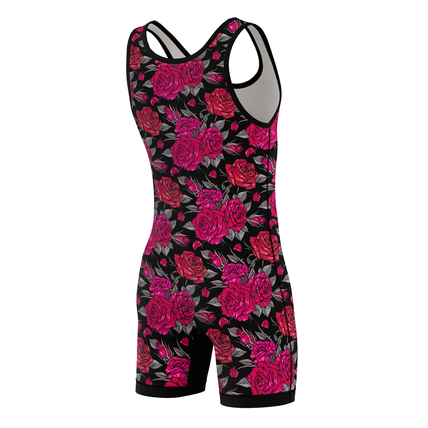 Pink Death Rose Wrestling Singlet