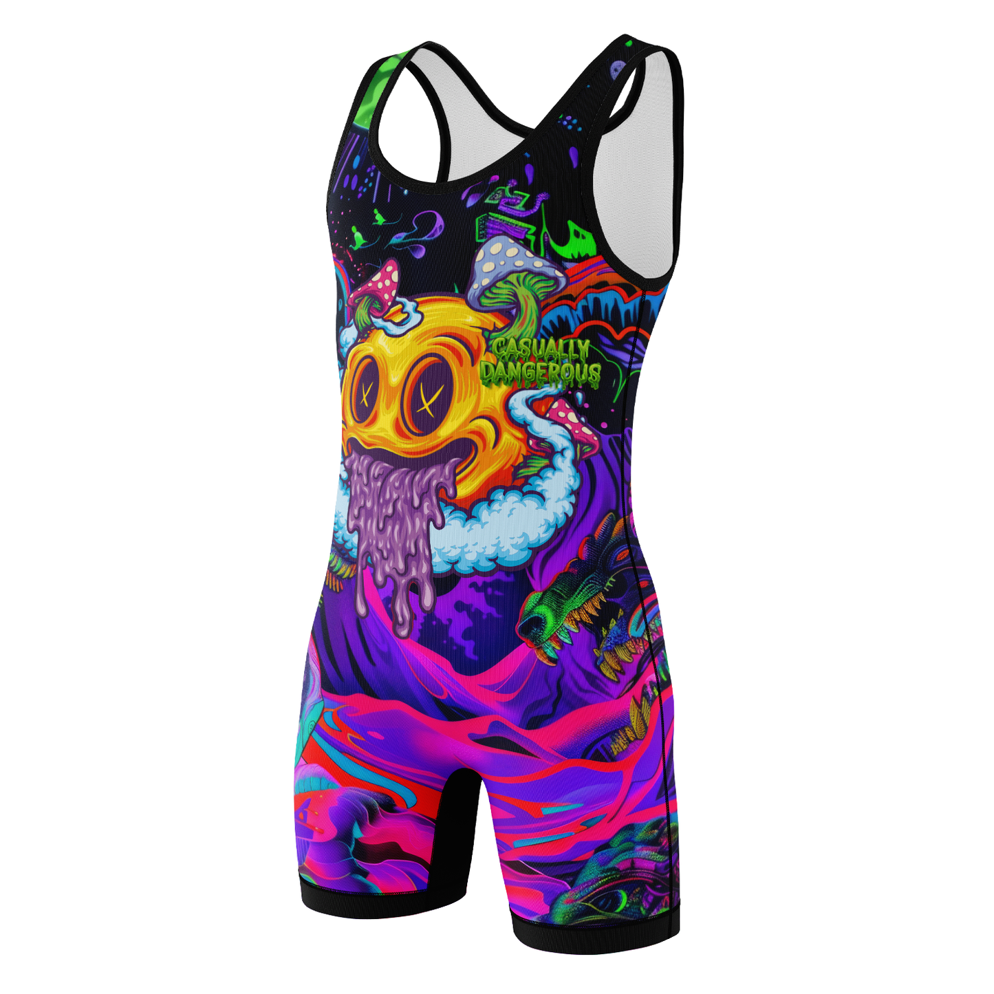 Casually Dangerous Wrestling Singlet