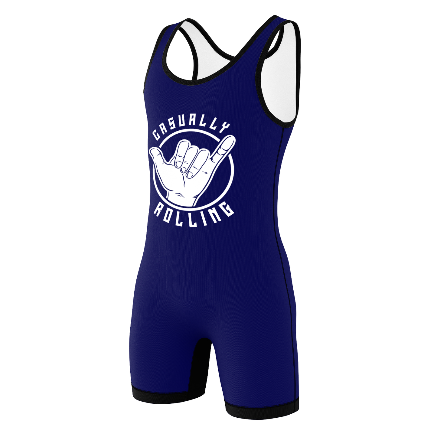 Casually Rolling Wrestling Singlet