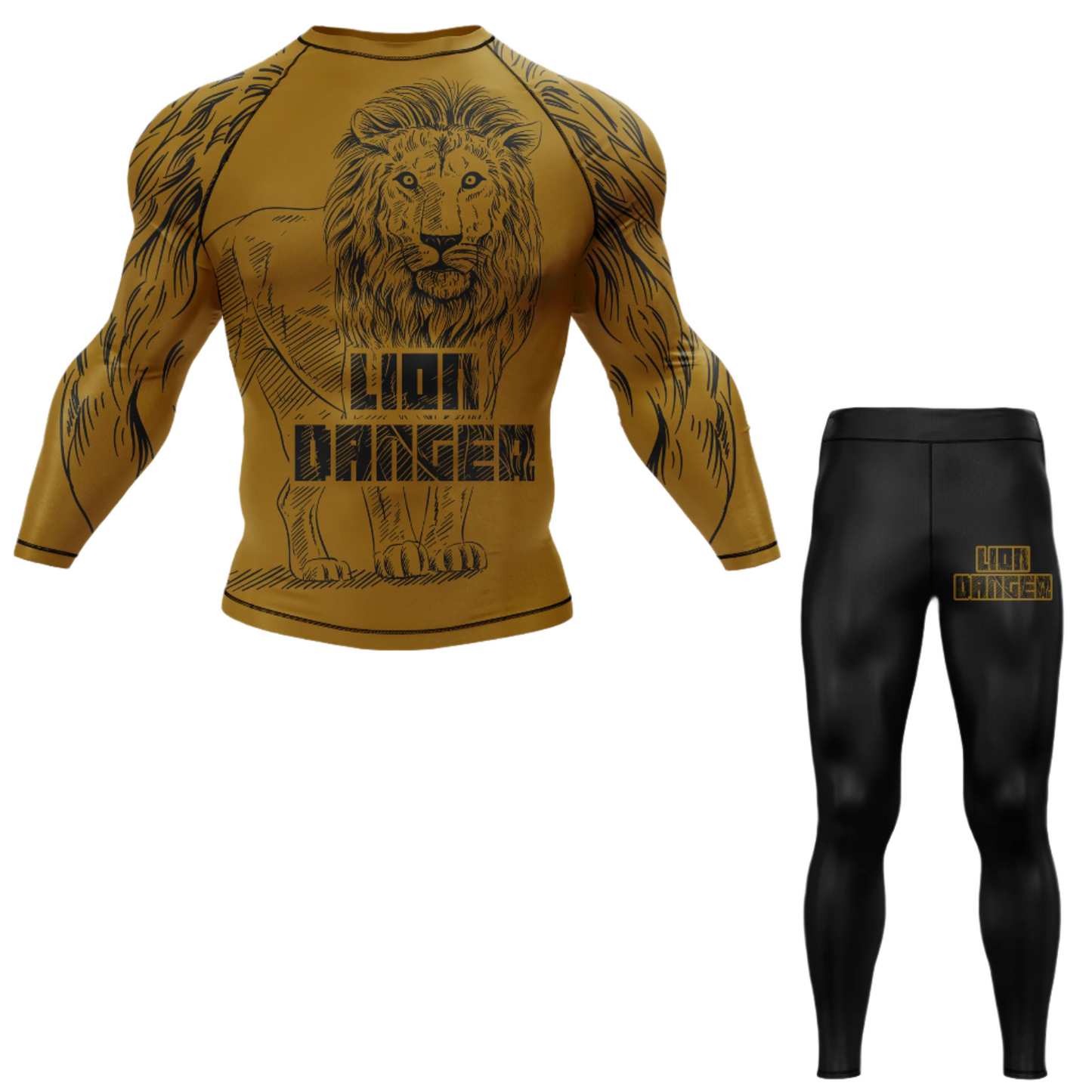 Lion Danger BJJ-Gamaschen