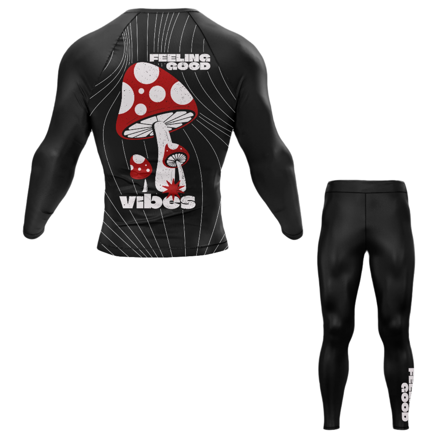 Feel the Good Vibes BJJ Spats