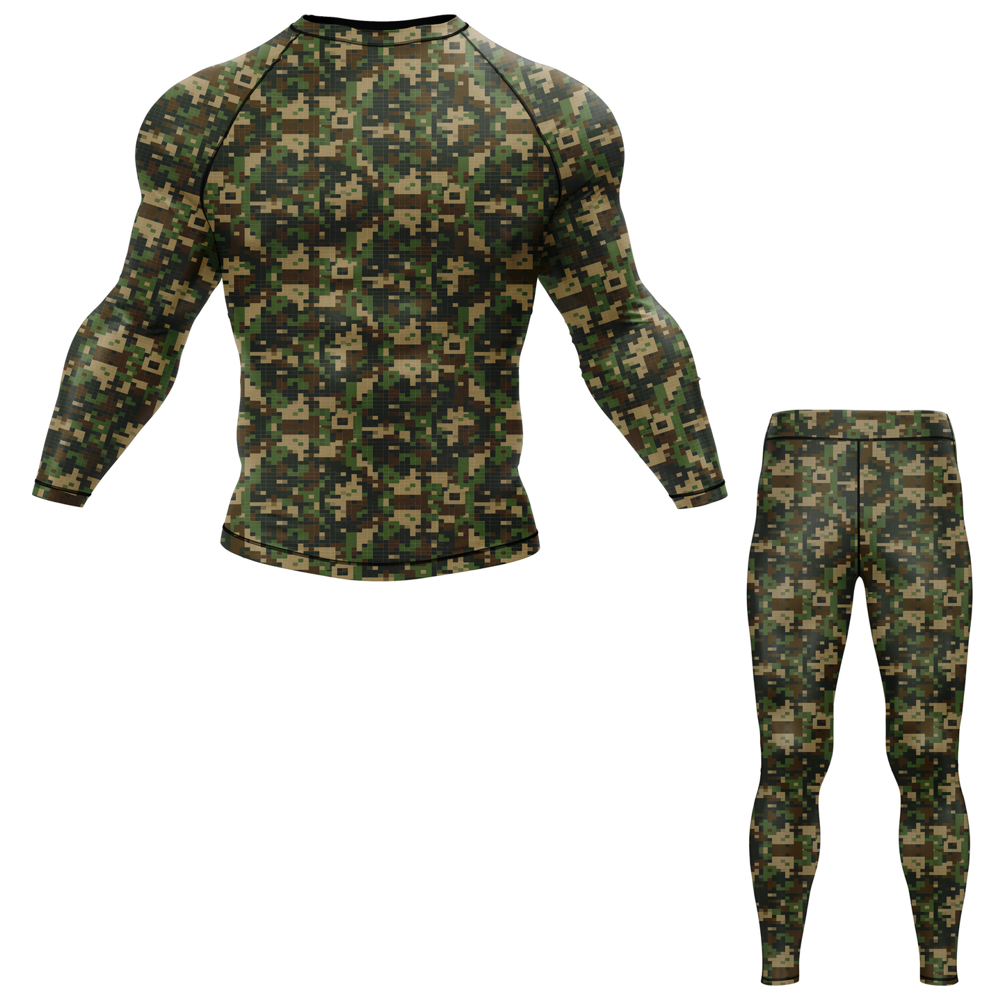 Digital Camo BJJ Spats