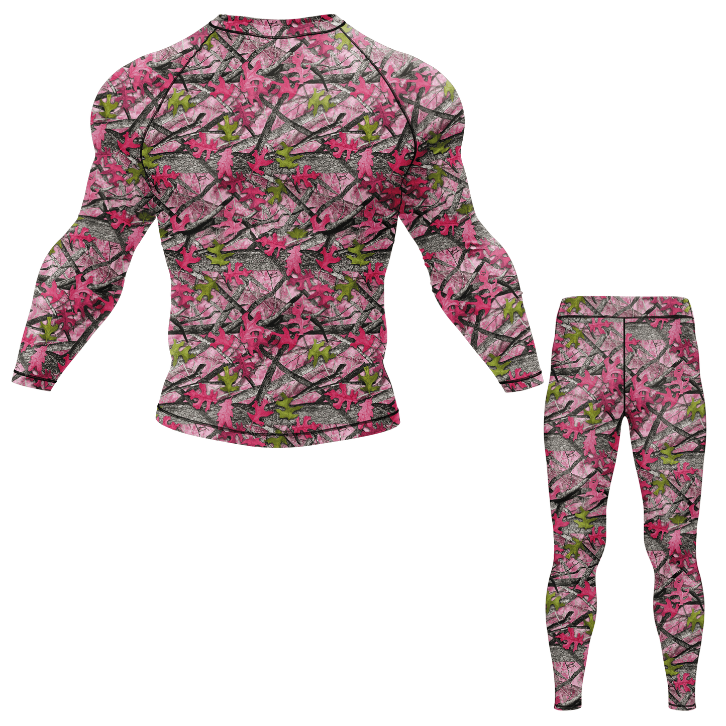 Pink Camo Tree BJJ Spats