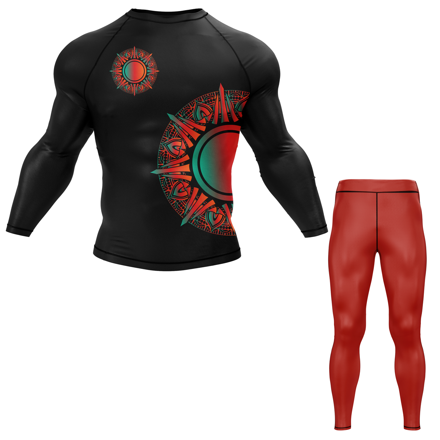 Sun Mandala BJJ Rash Guard