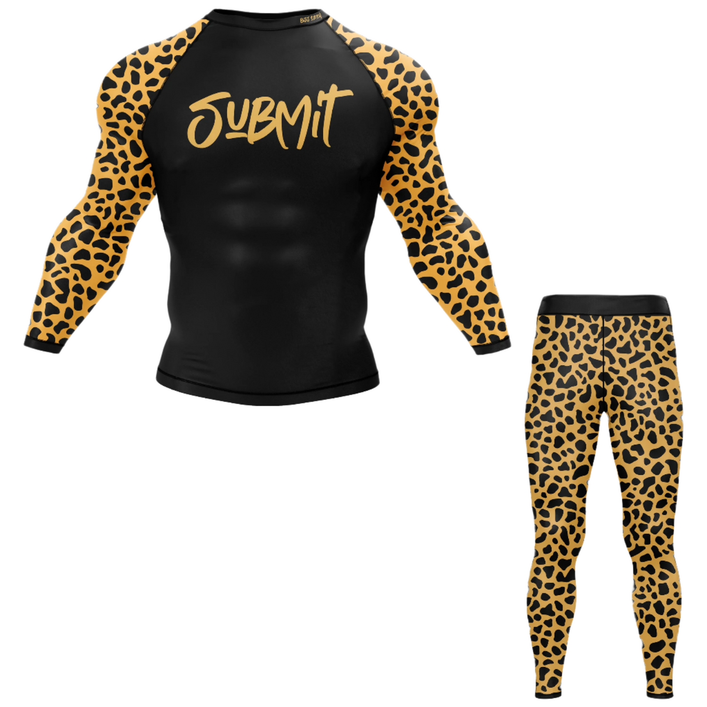 Leopard Submit BJJ Rash Guard