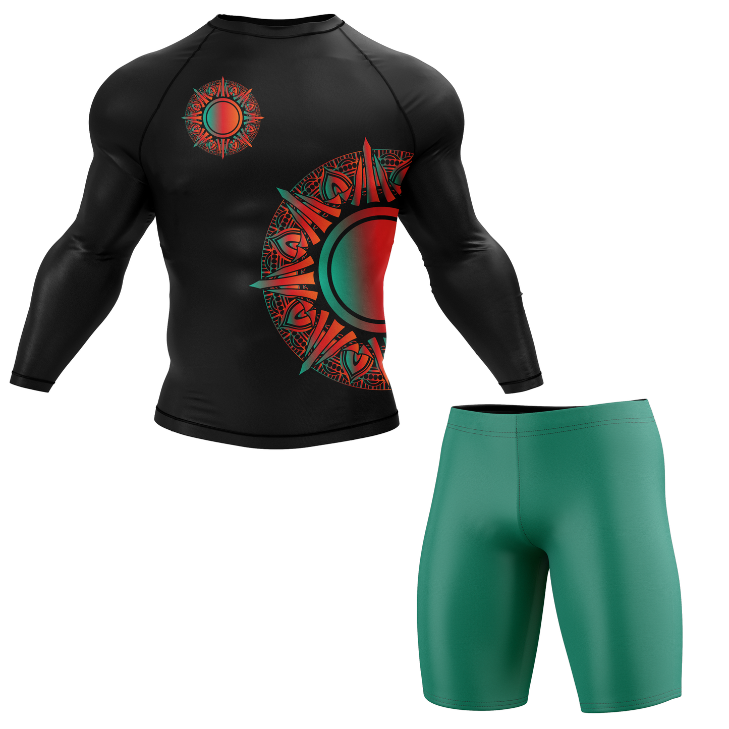 Sun Mandala BJJ Rash Guard