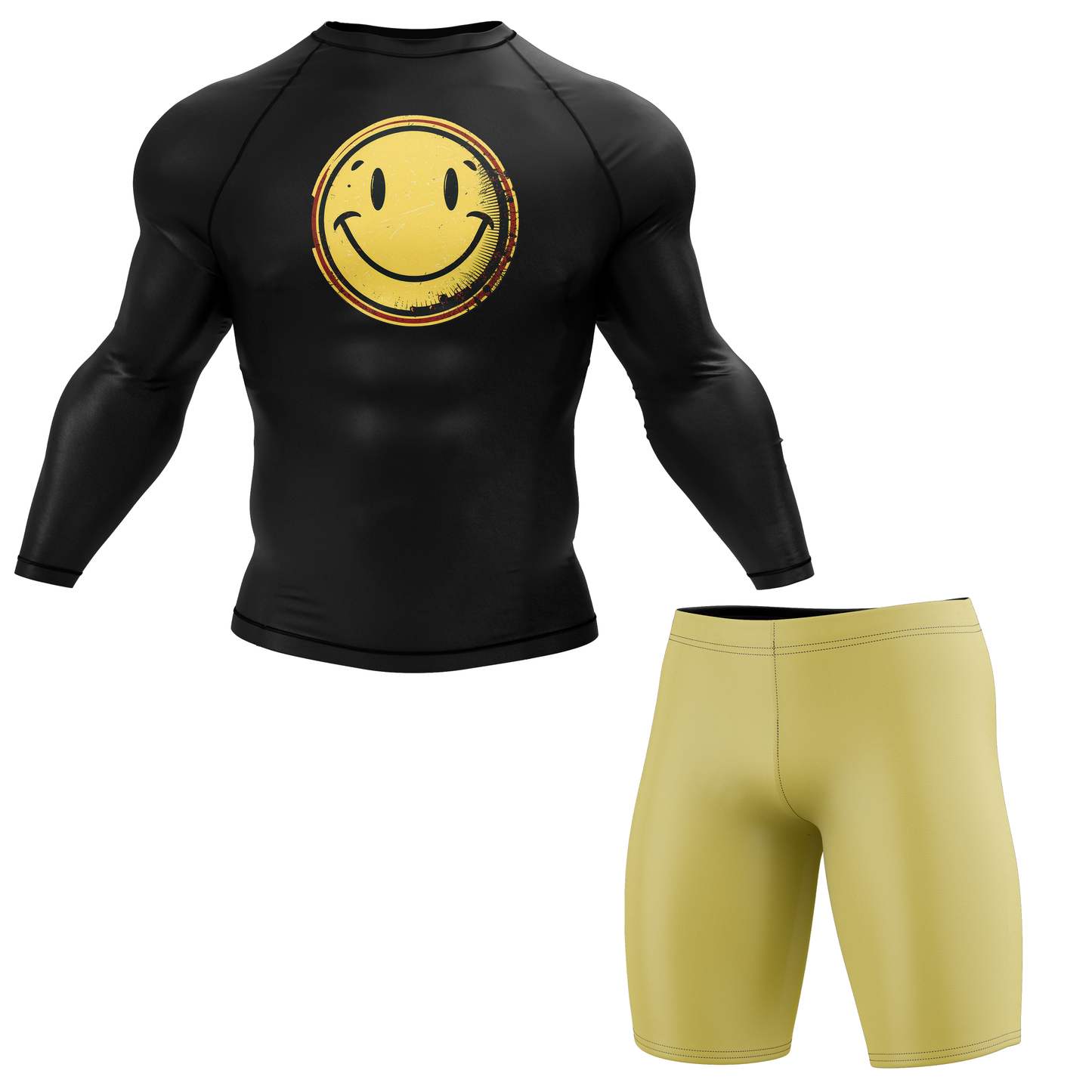 Smiley BJJ Spats Shorts