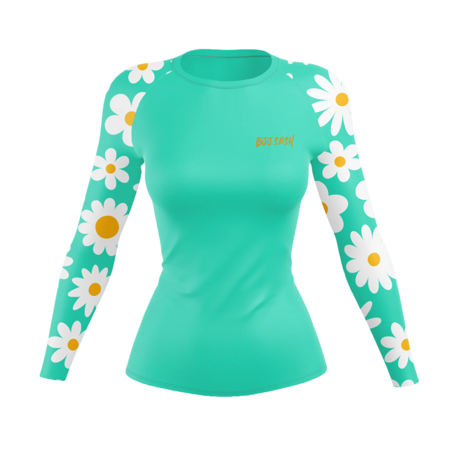 Camiseta de protección contra erupciones de BJJ para mujer Blossom