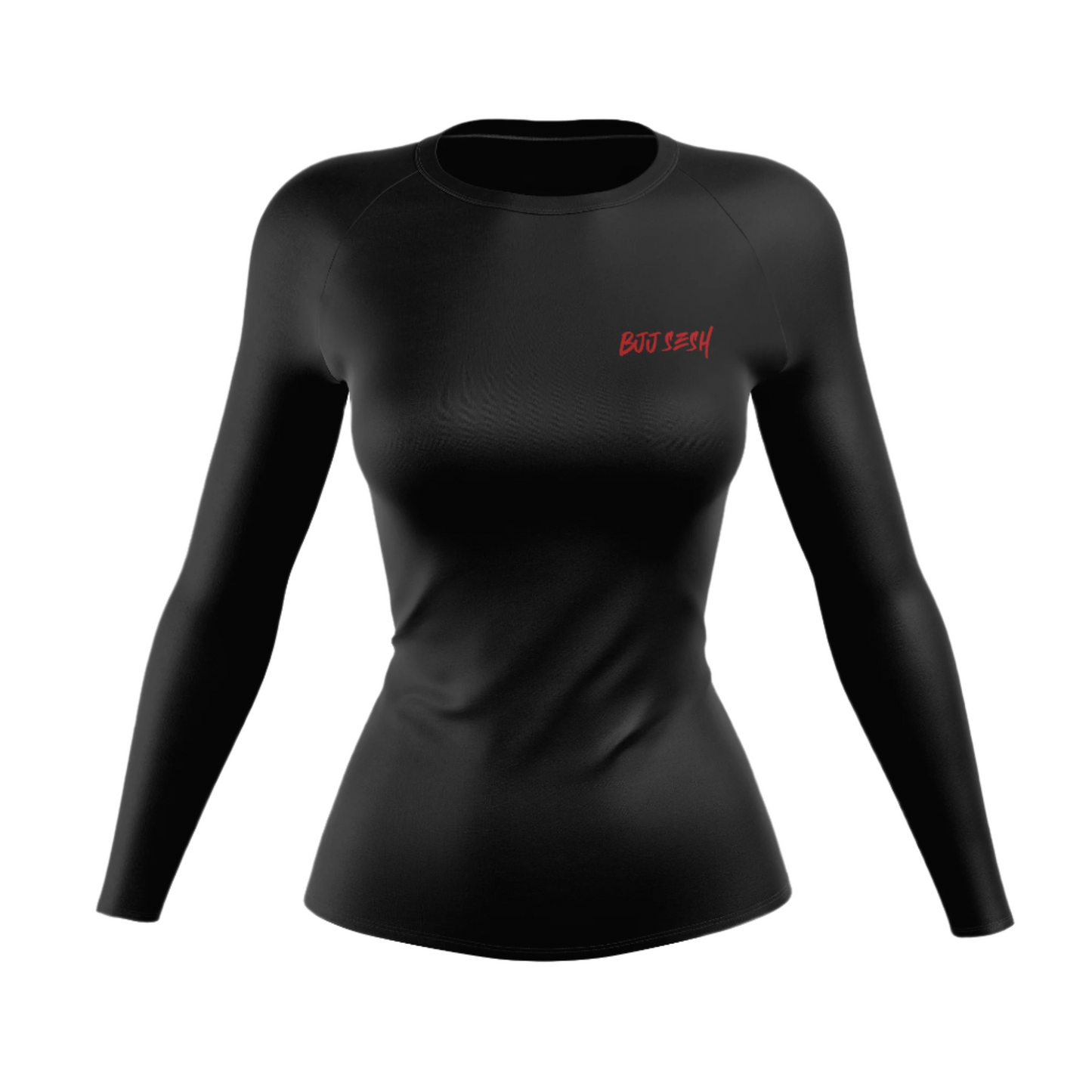 Camiseta de protección contra erupciones de BJJ para mujer Feel the Good Vibes