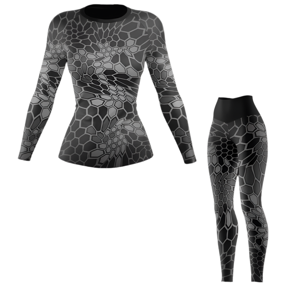 Camiseta de protección contra erupciones de Jiu Jitsu brasileño para mujer Venom Hunter