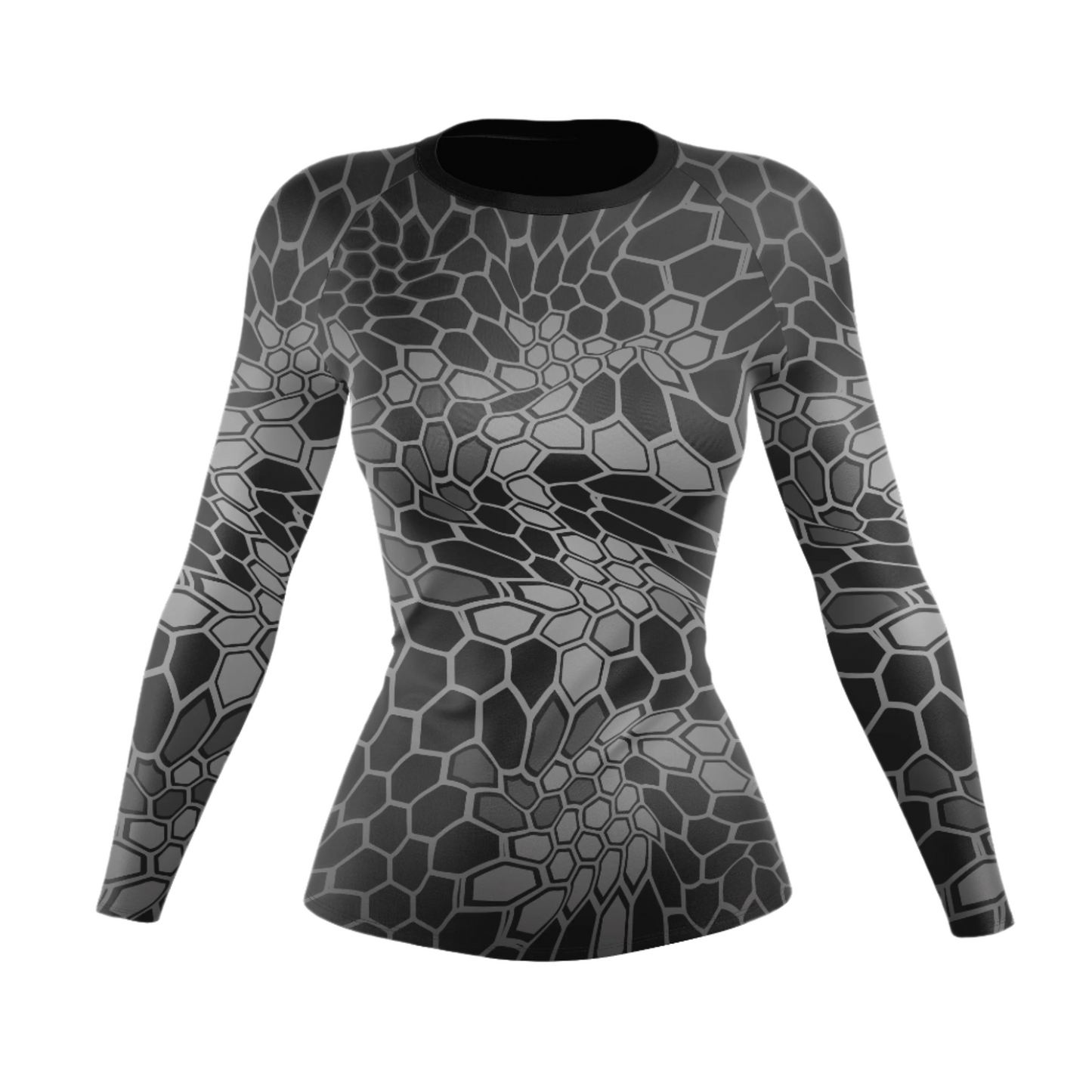 Camiseta de protección contra erupciones de Jiu Jitsu brasileño para mujer Venom Hunter