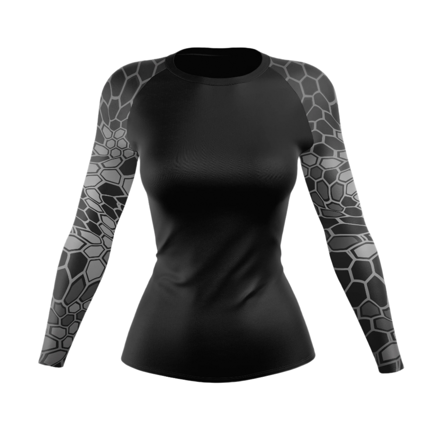 Camiseta de protección contra erupciones de Jiu Jitsu brasileño para mujer Venom Hunter