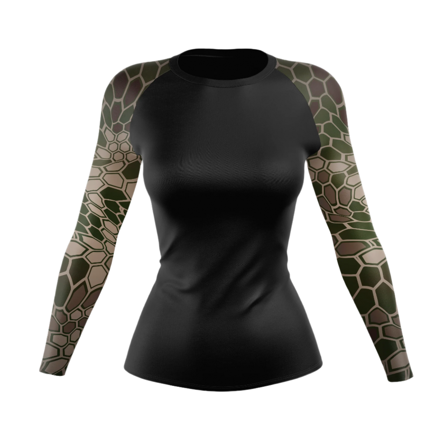 Camiseta de protección contra erupciones de Jiu Jitsu brasileño para mujer Venom Hunter