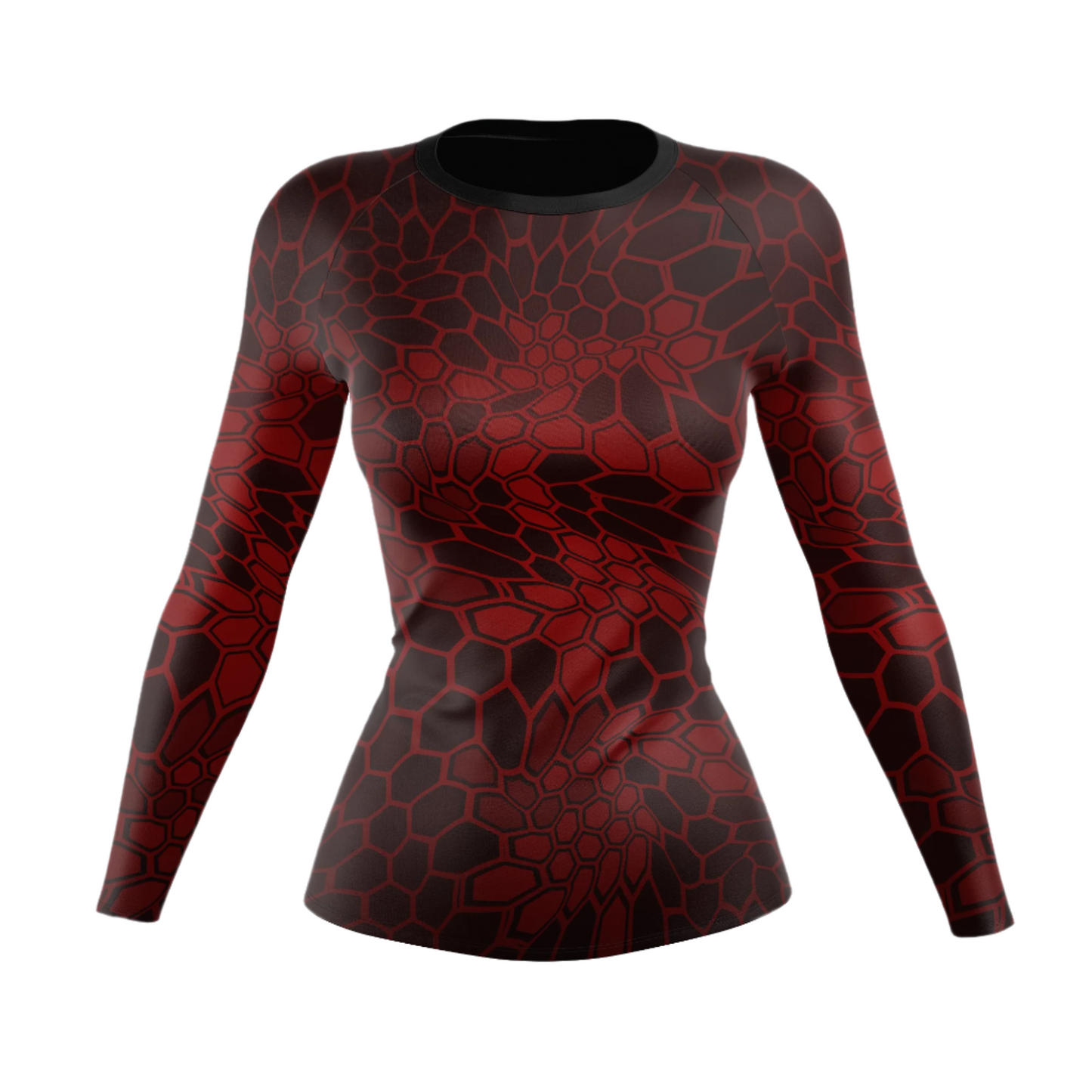 Camiseta de protección contra erupciones de Jiu Jitsu brasileño para mujer Venom Hunter