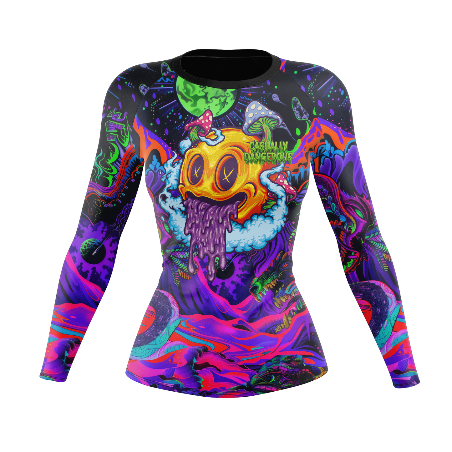 Casually Dangerous Women's BJJ Rash Guard