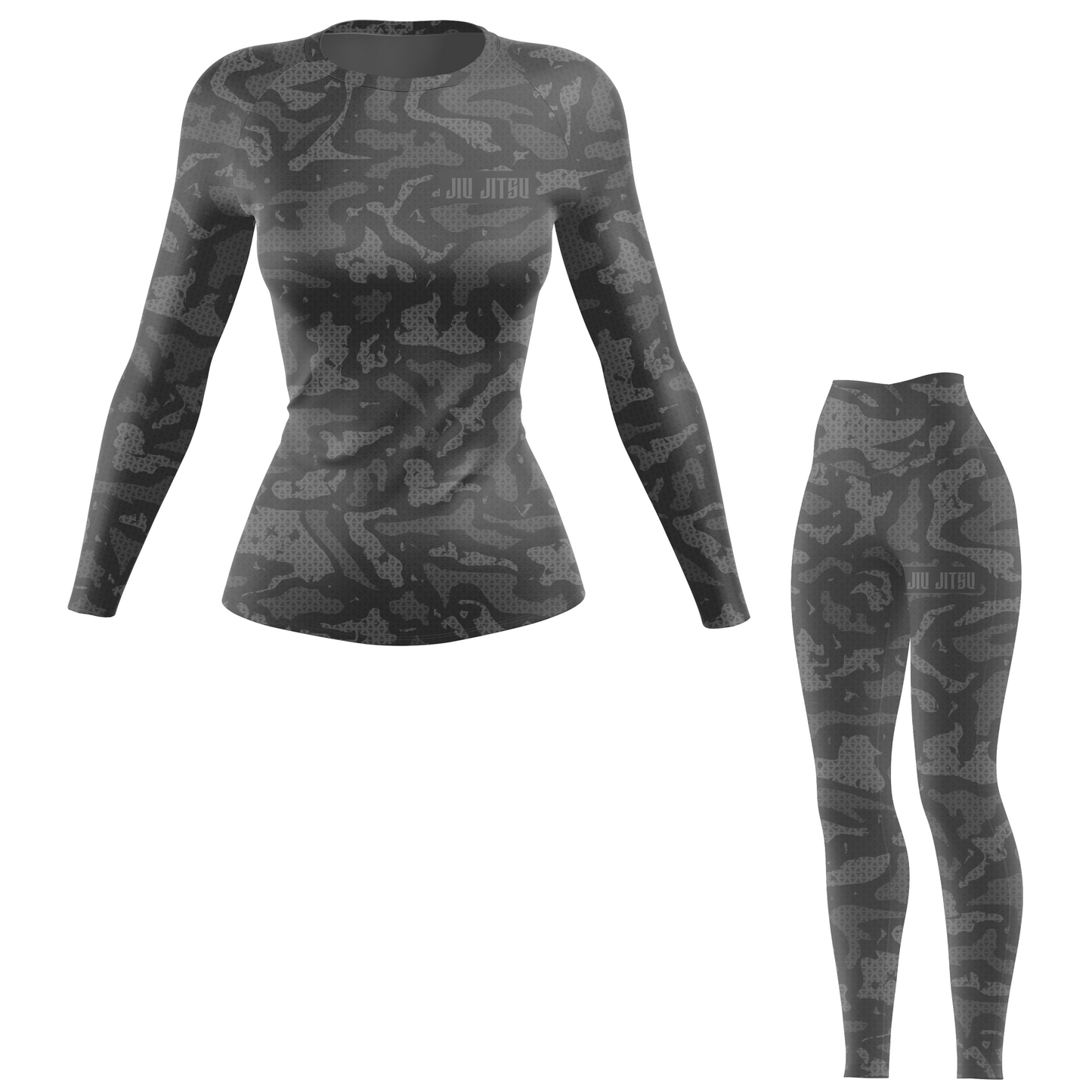 Jiu Jitsu Grey Camo Women's BJJ Spats