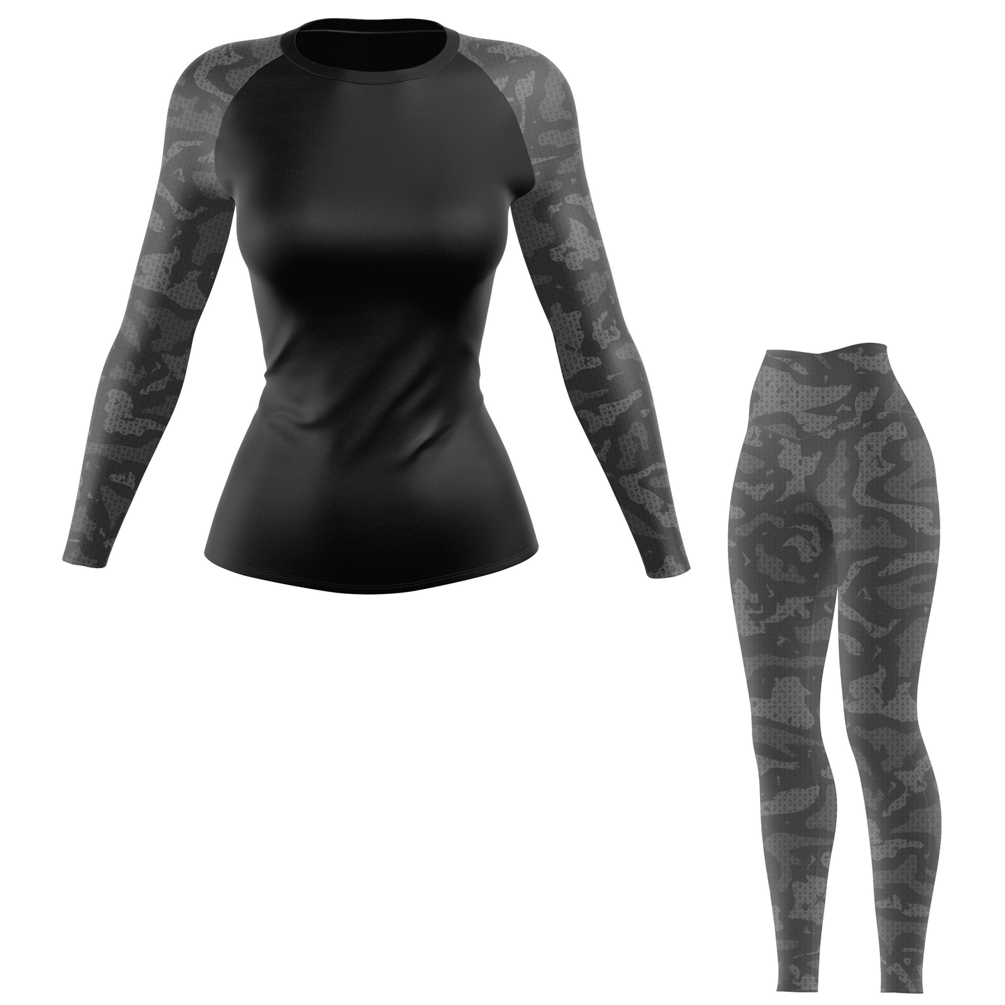 Jiu Jitsu Grey Camo Women's BJJ Spats