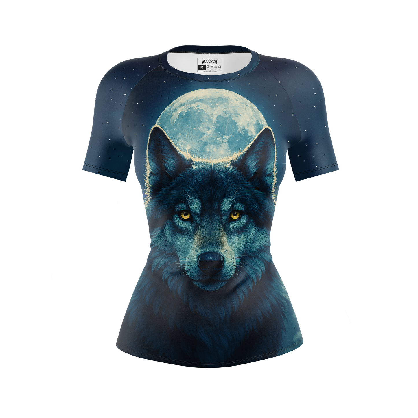 Lone Wolf Women's BJJ Rash Guard - Short Sleeve