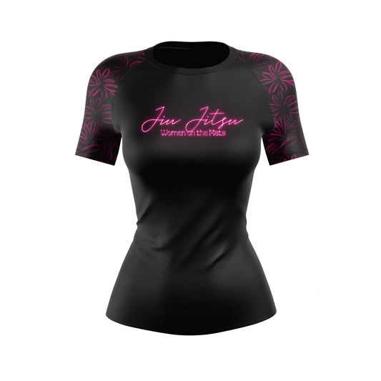 Women on the Mats Women’s BJJ Rash Guard - Shortsleeve