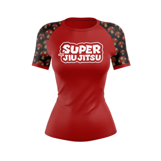Super Jiu Jitsu Women's BJJ Rash Guard - Short Sleeve