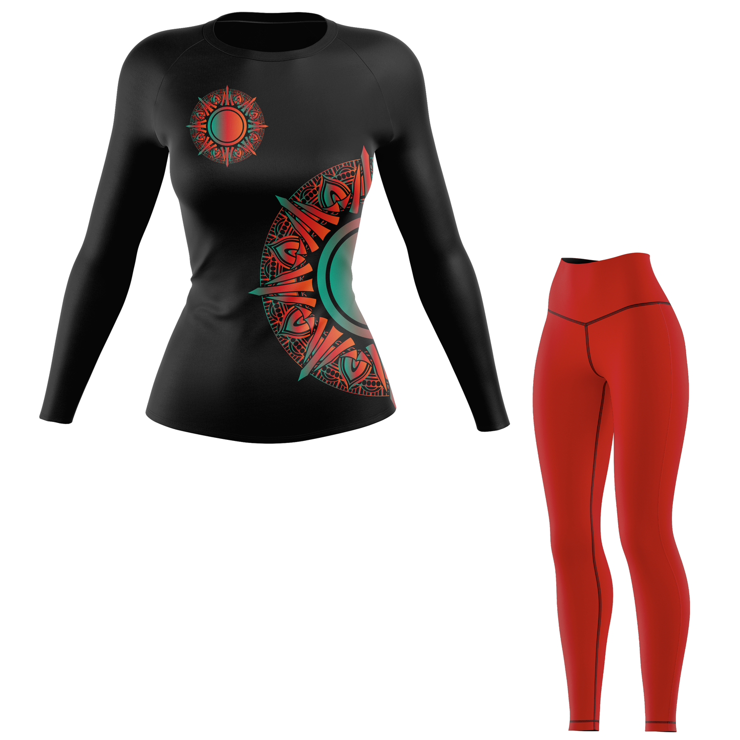 Sun Mandala Women's BJJ Rash Guard