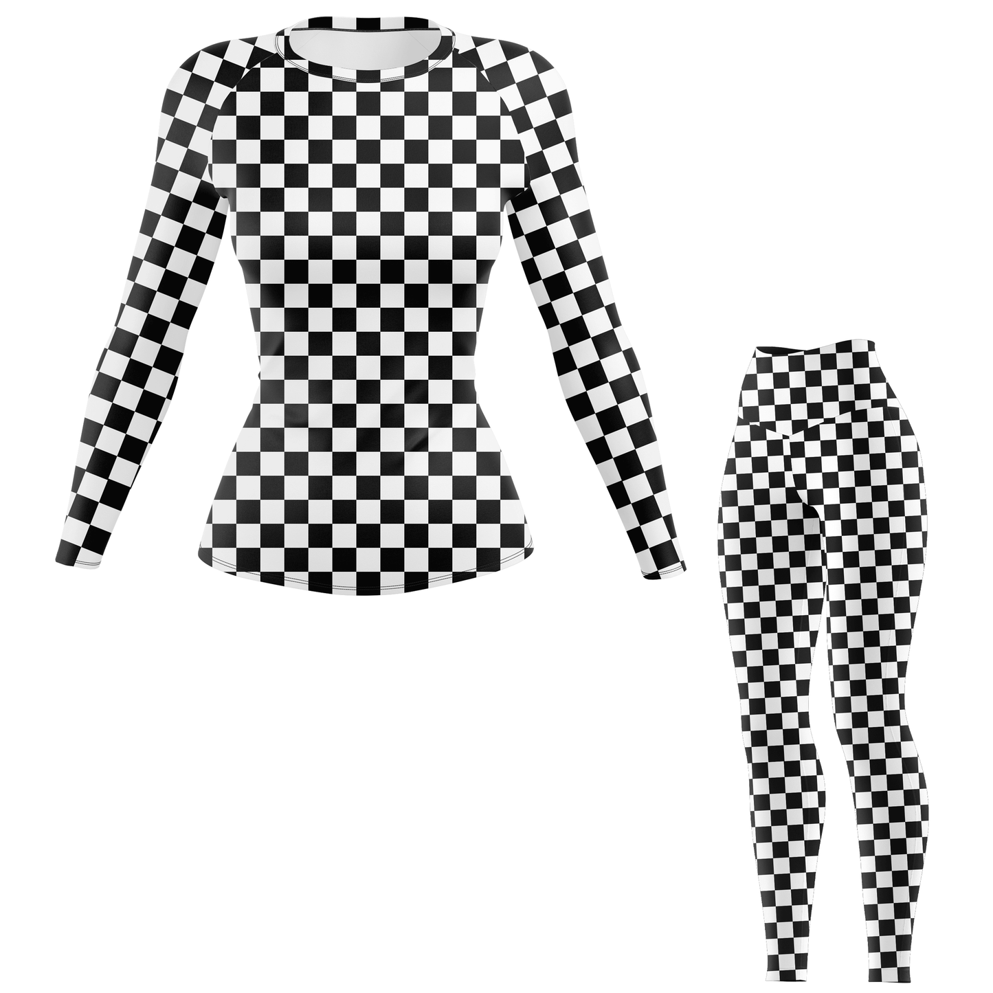 Checkered Women's BJJ Spats