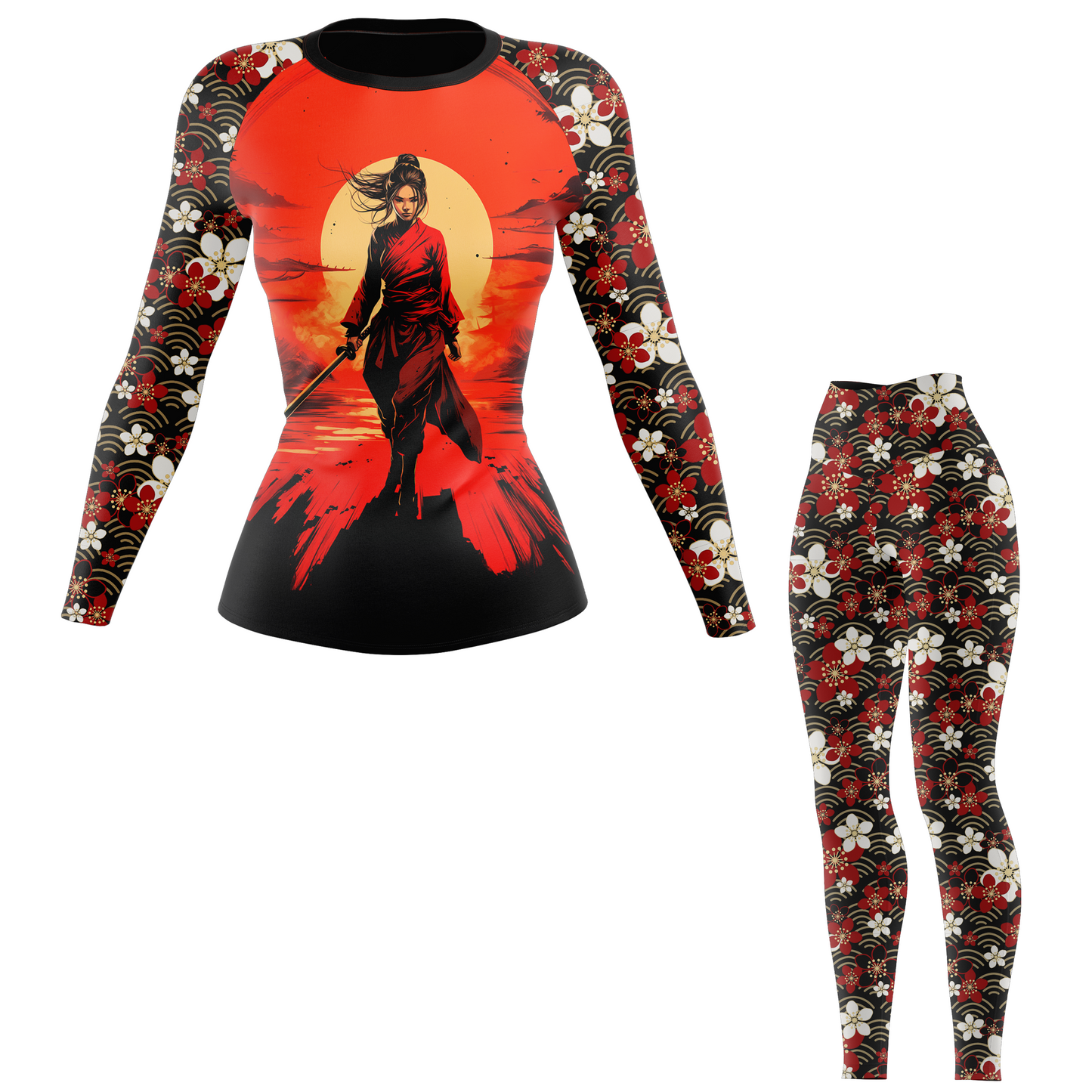 Dark Cherry Women's BJJ Rash Guard