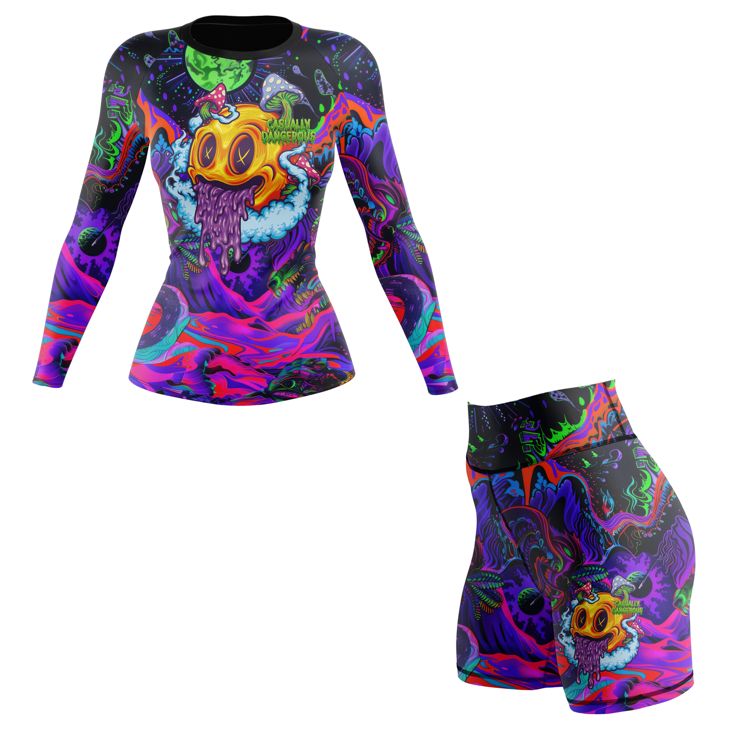 Casually Dangerous Women's BJJ Rash Guard