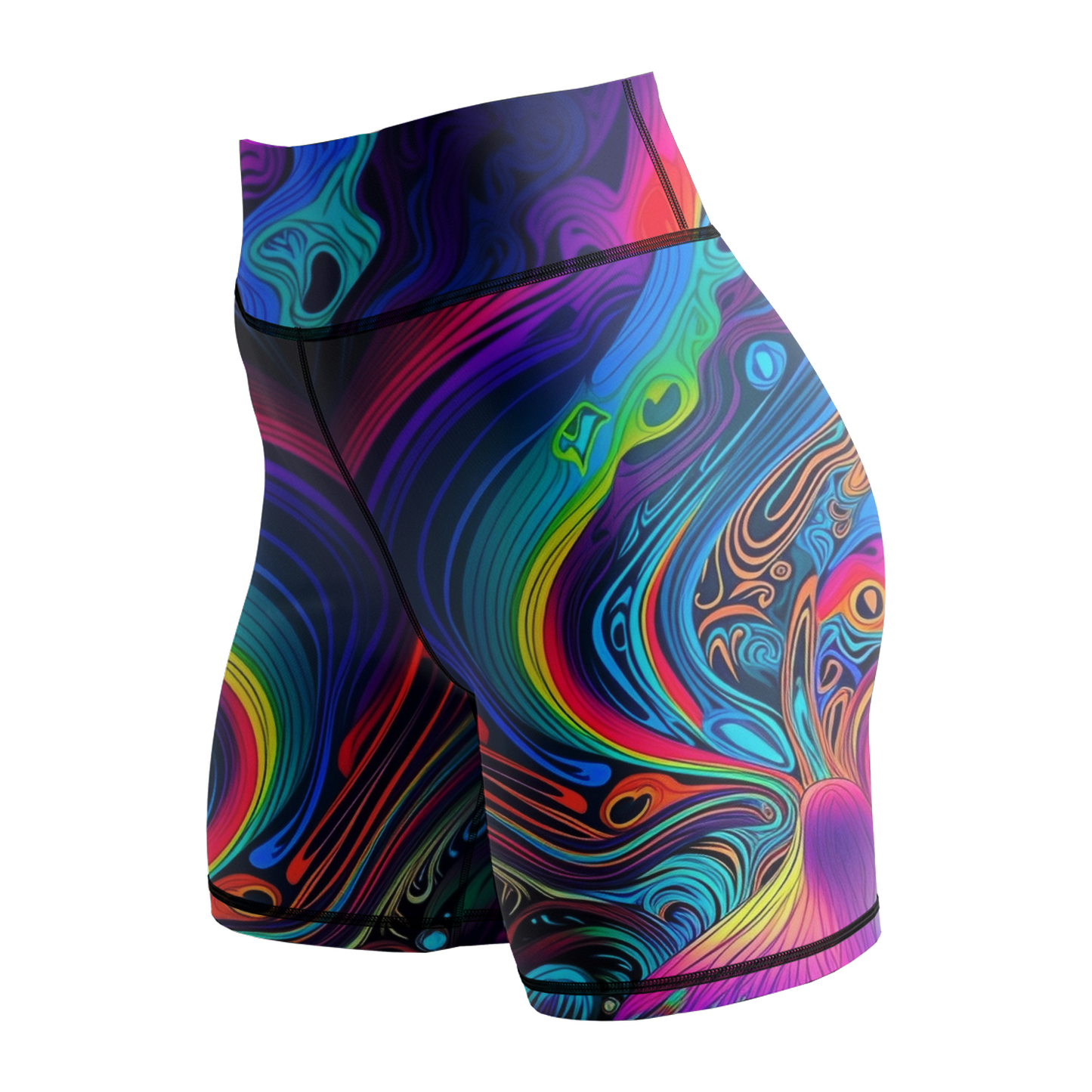 Psychedelic Lock Women's BJJ Rash Guard - Short Sleeve