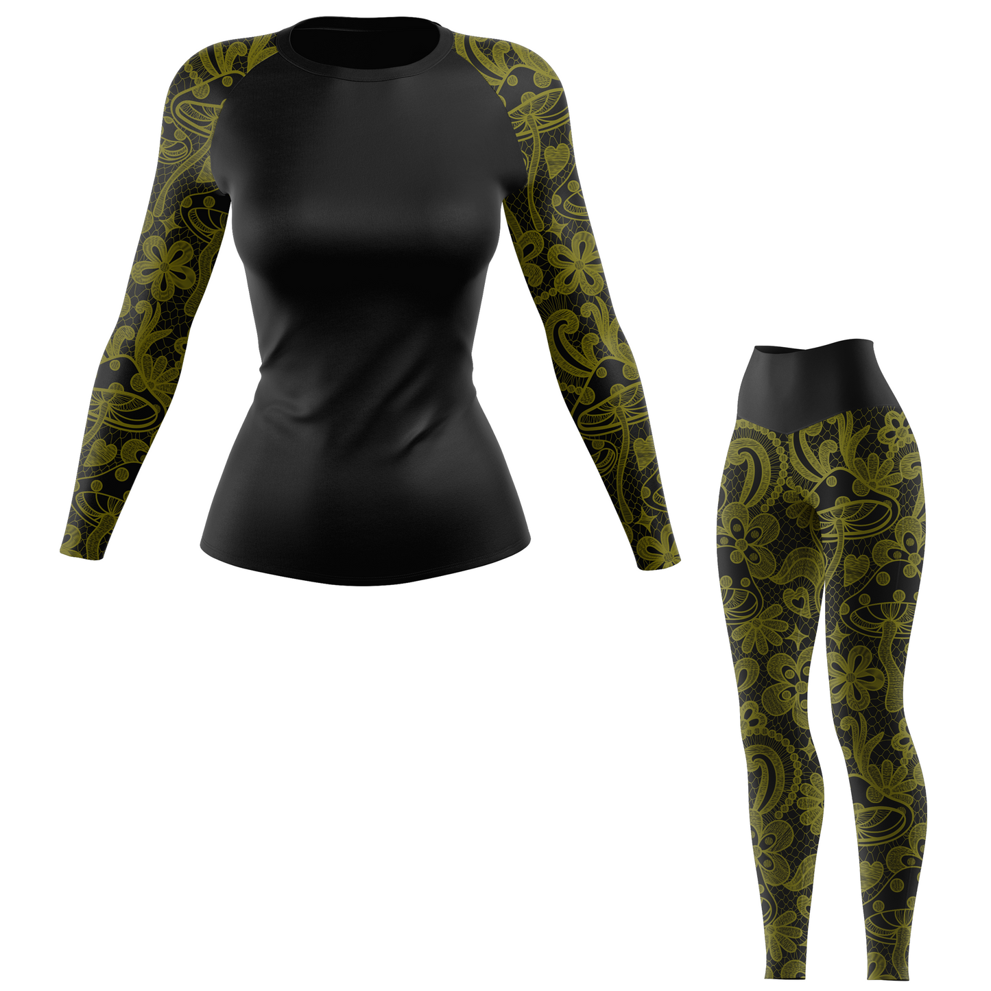 Neon Mushroom Women's BJJ Rash Guard