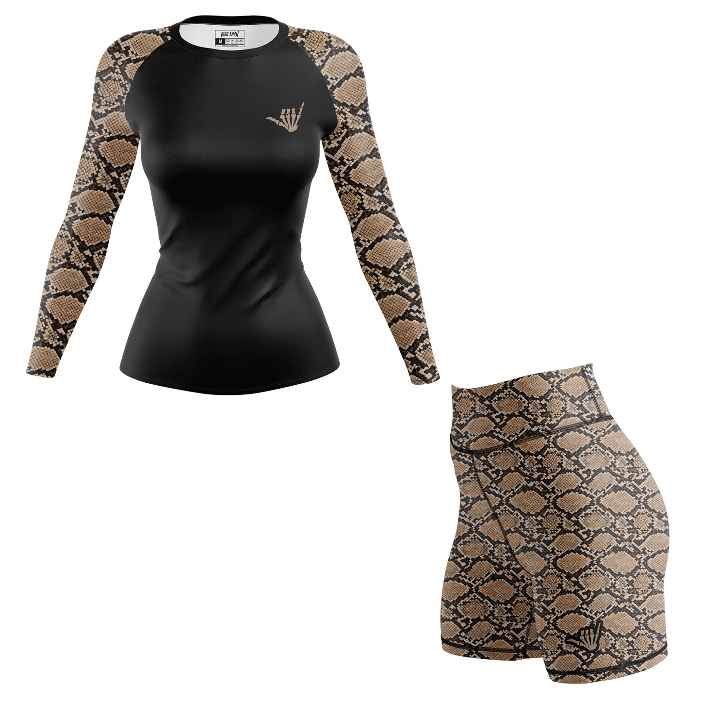Mid Snakeskin Women's BJJ Rash Guard