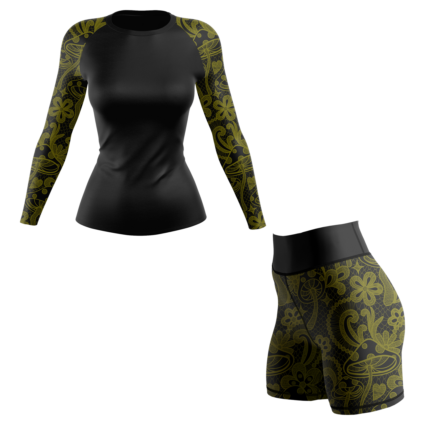 Neon Mushroom Women's BJJ Rash Guard