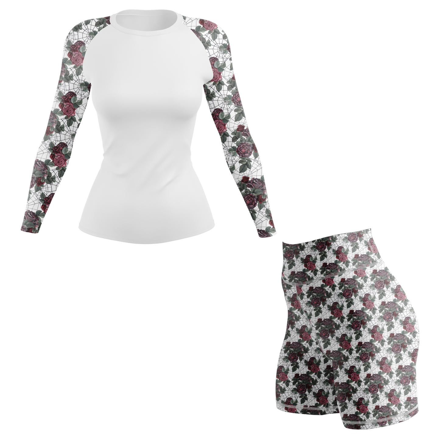Spider Rose Women's BJJ Spat Shorts