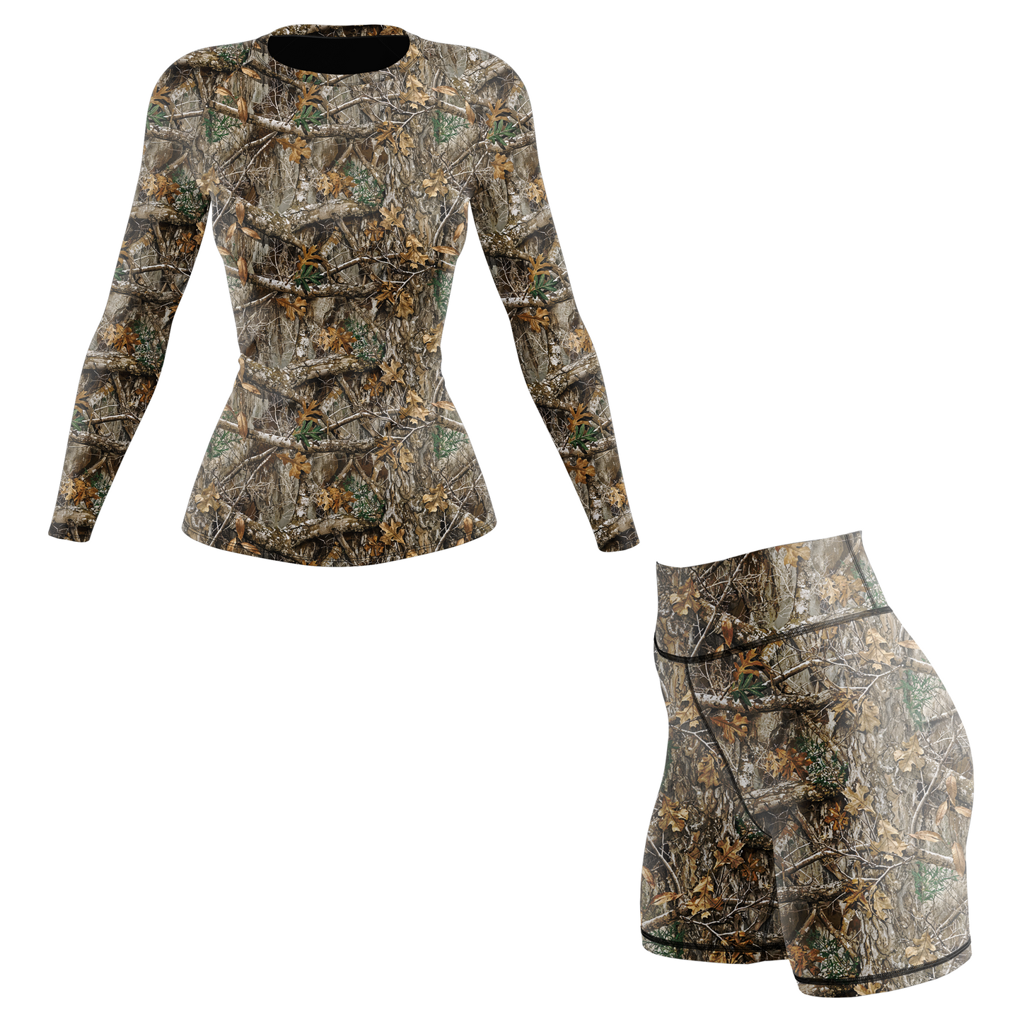 Camo Tree Women's BJJ Spats Shorts