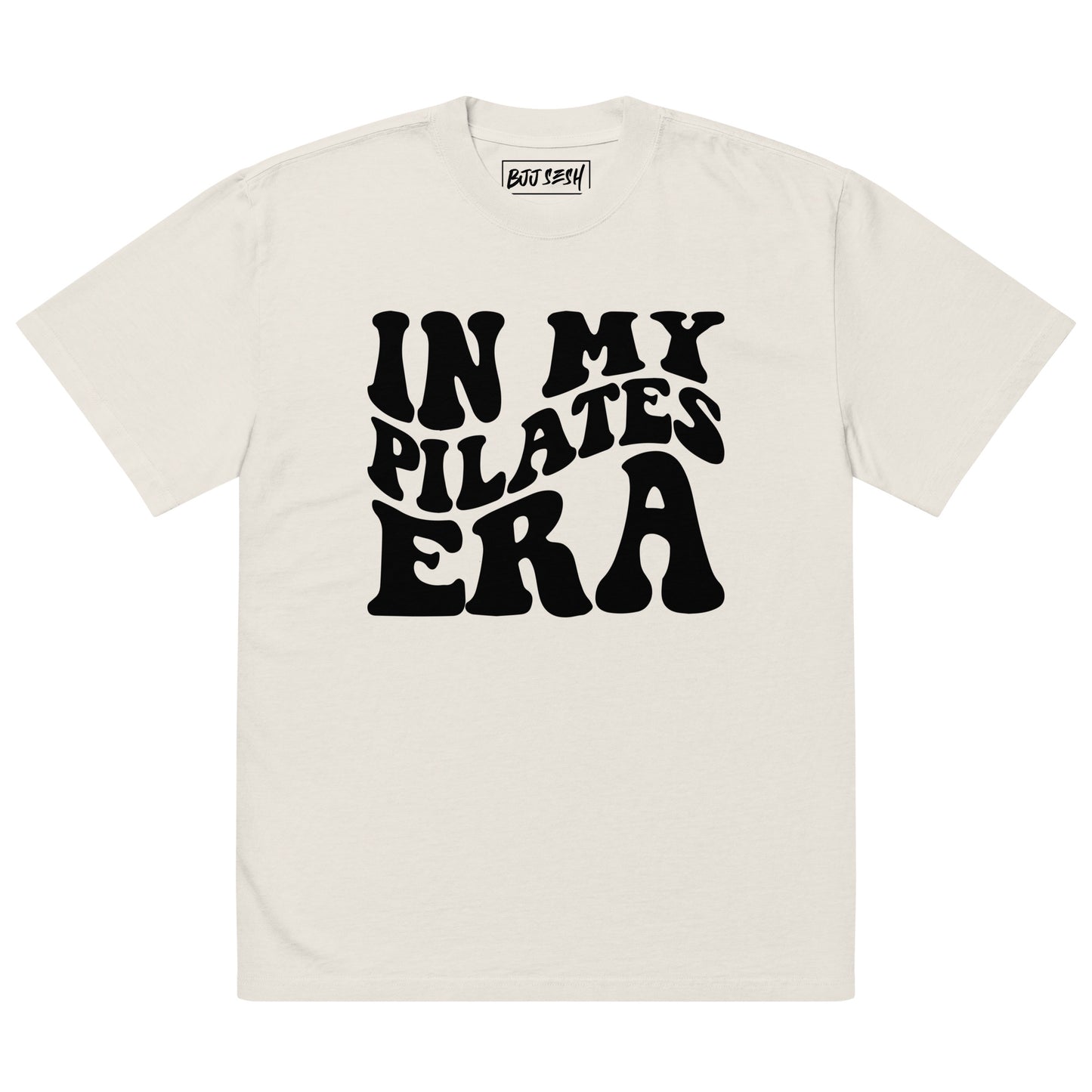 En mi era de Pilates: camiseta descolorida de gran tamaño