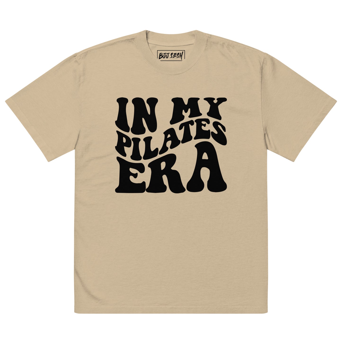 En mi era de Pilates: camiseta descolorida de gran tamaño