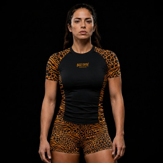 Mid Apex Women's BJJ Rash Guard - Short Sleeve
