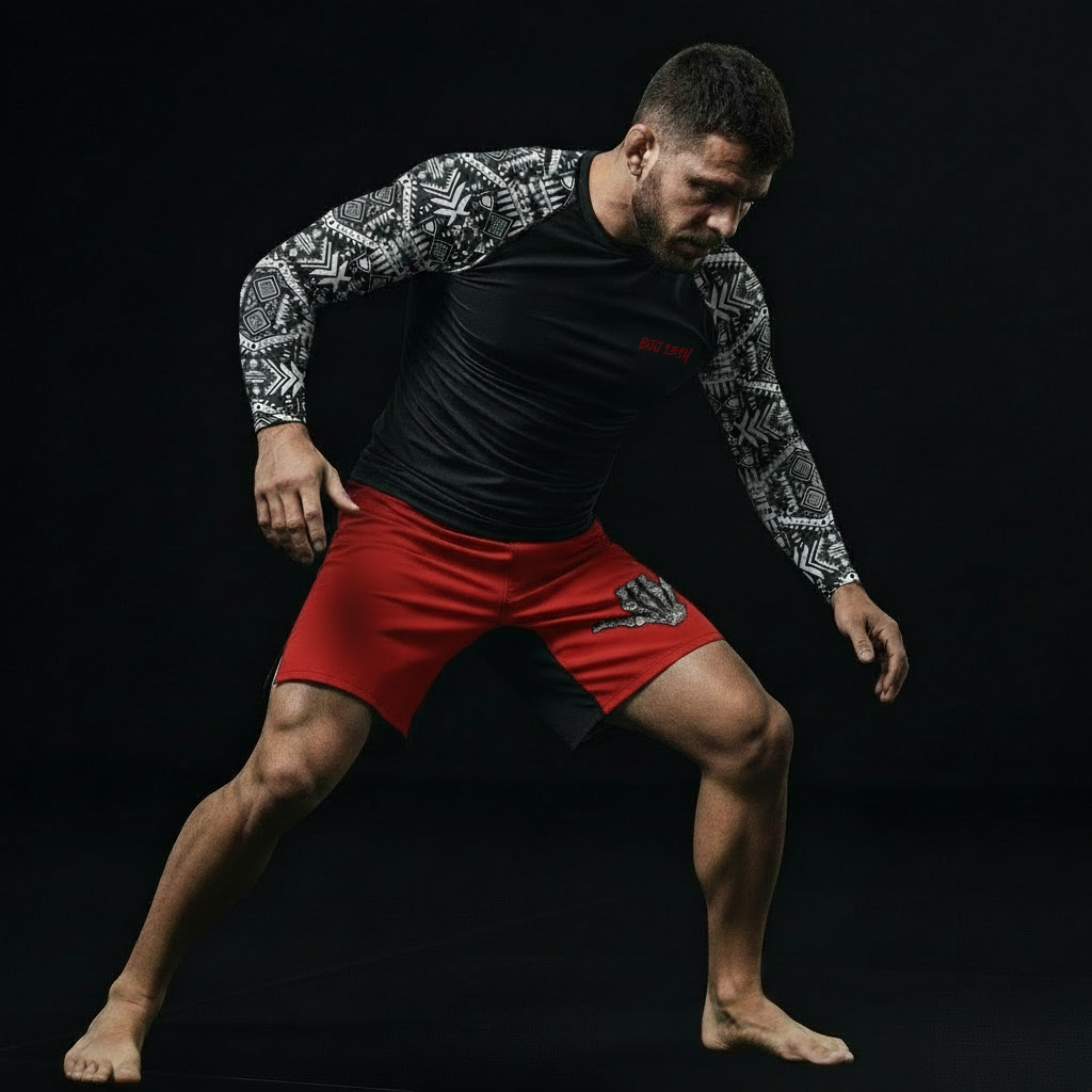 Apocalyptic Choke BJJ Rash Guard - BJJ Sesh