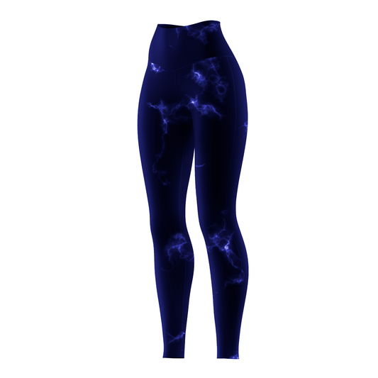 Blue Marble Lightning Women's BJJ Spats