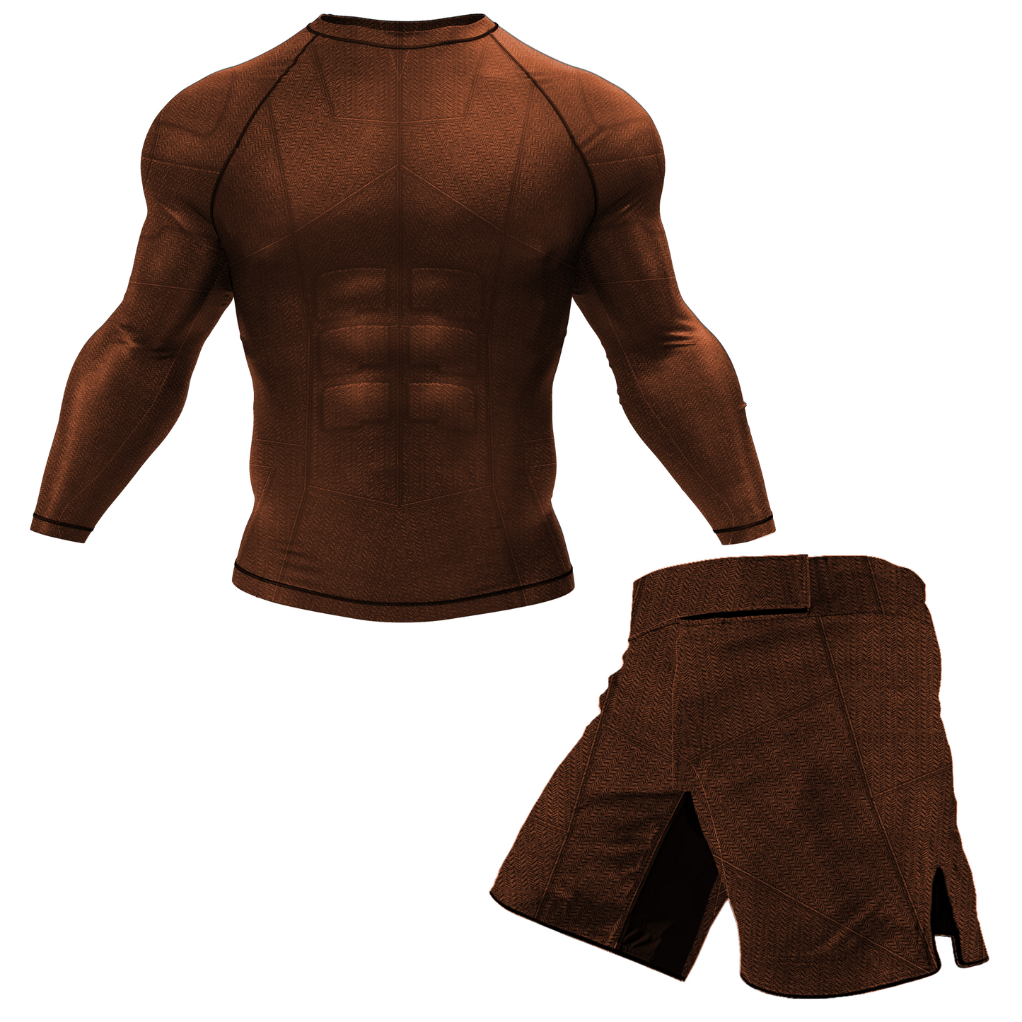 Brown Essential BJJ/MMA Shorts