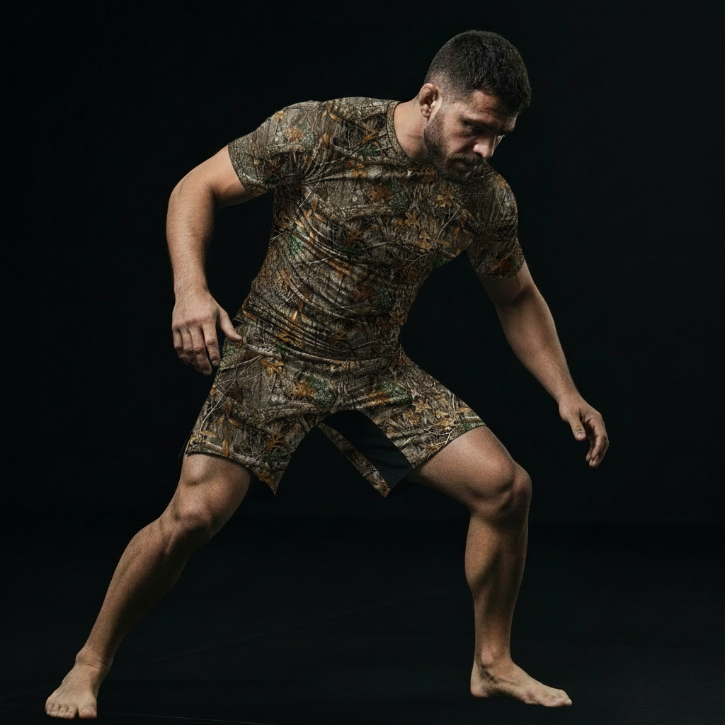 Camo Tree BJJ Rash Guard - BJJ Sesh