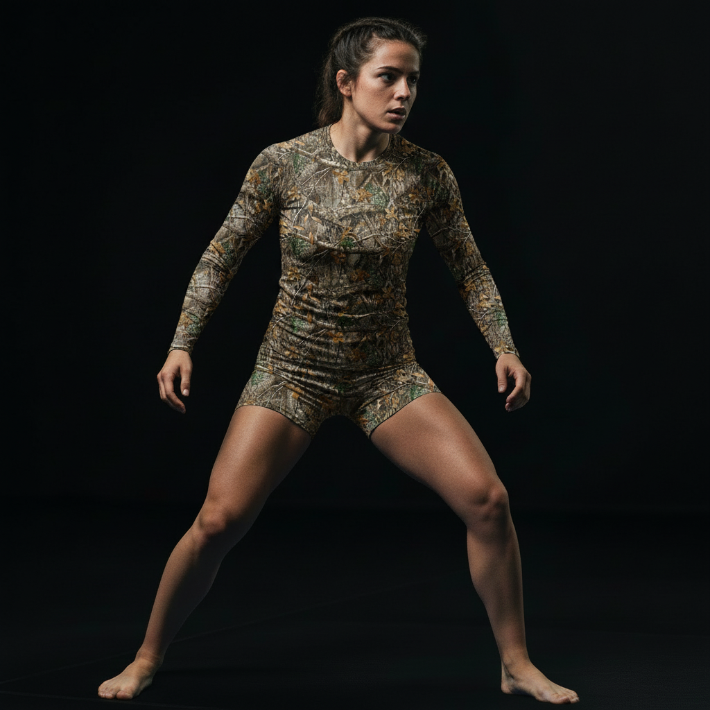 Camo Tree Women's BJJ Rash Guard