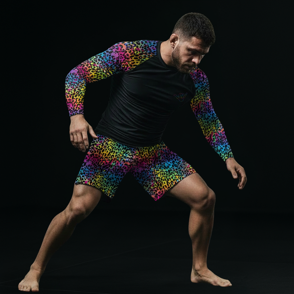 Colorful Savage BJJ Rash Guard - BJJ Sesh