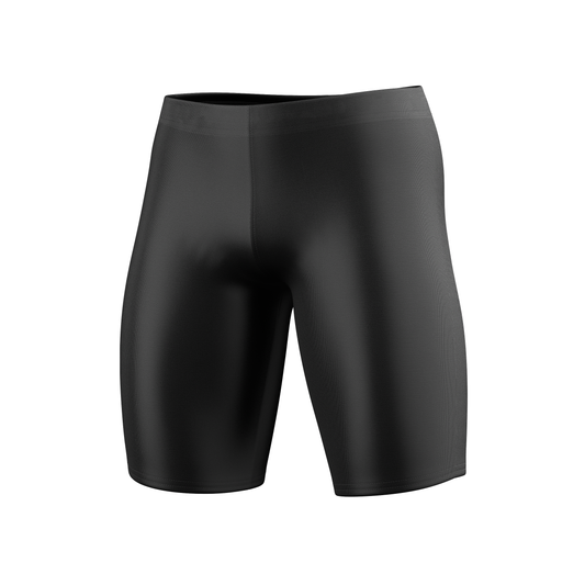 Plain Black BJJ Spats Shorts