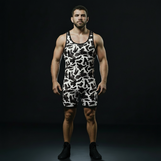 Cow Catcher Wrestling Singlet