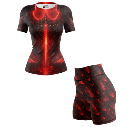 Infernal Women's BJJ Rash Guard - Short Sleeve